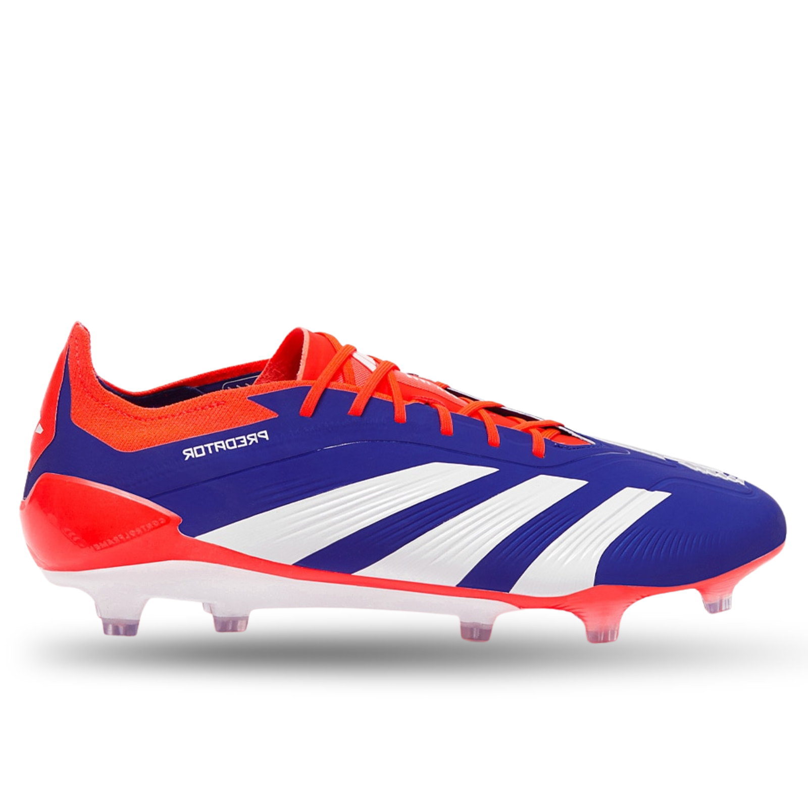 adidas Predator Elite FG Soccer Cleats (Lucid Blue/White/Solar Red)