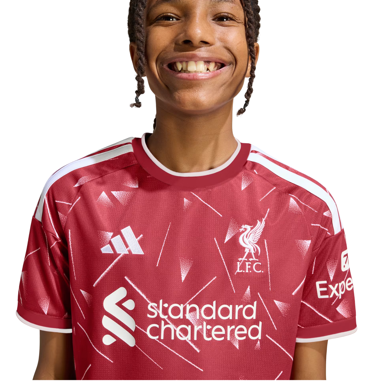 adidas Youth Liverpool Home Jersey 26/27 (Red)