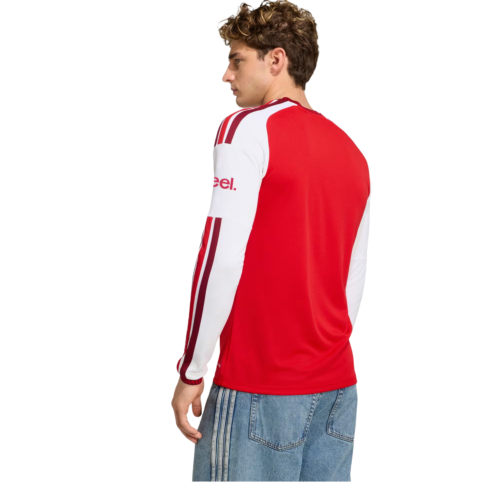 adidas Mens Arsenal Long Sleeve Home Jersey 26/27 (Better Scarlet)