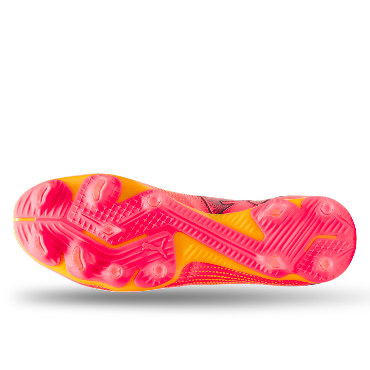 Puma Future 7 Match FG/AG Soccer Cleats (Sunset Glow/Puma Black)