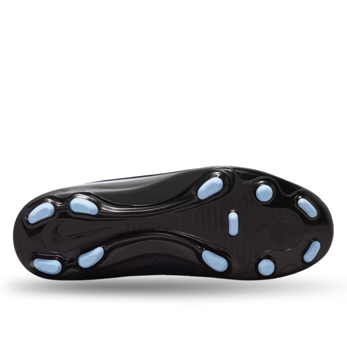 Nike Jr. Phantom 6 High Club Firm Ground/Ground Soccer Cleats (Black/Black)