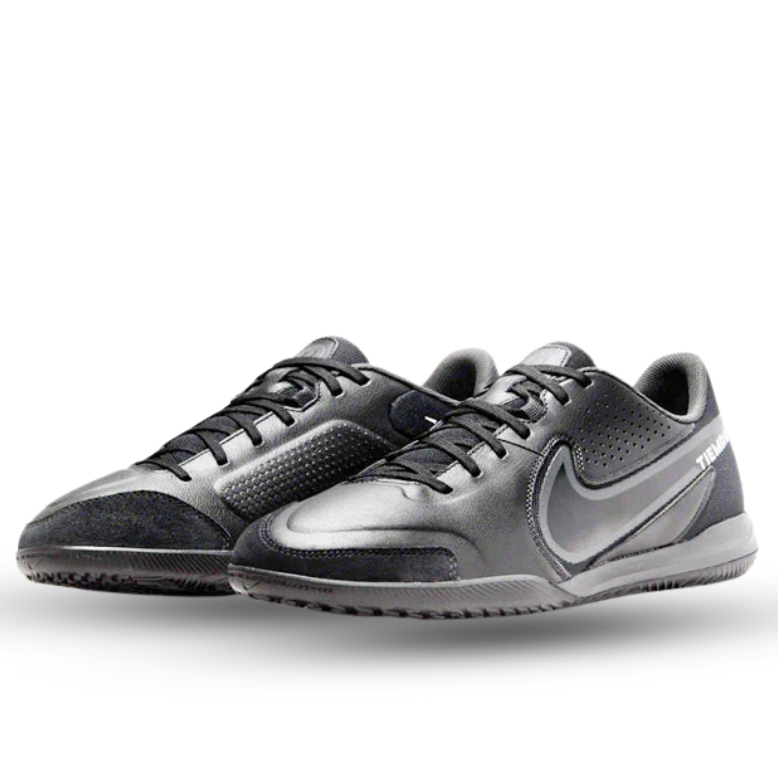 Nike Tiempo Legend 9 Academy Indoor Soccer Shoes (Black/Dark Smoke Gre