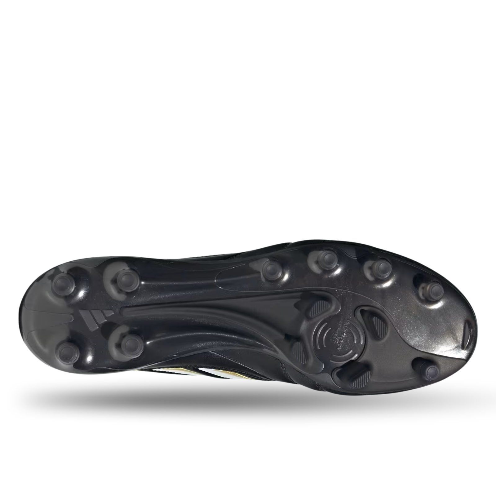 adidas Copa Icon II FG/AG Soccer Cleats (Black/White/Metallic Gold)