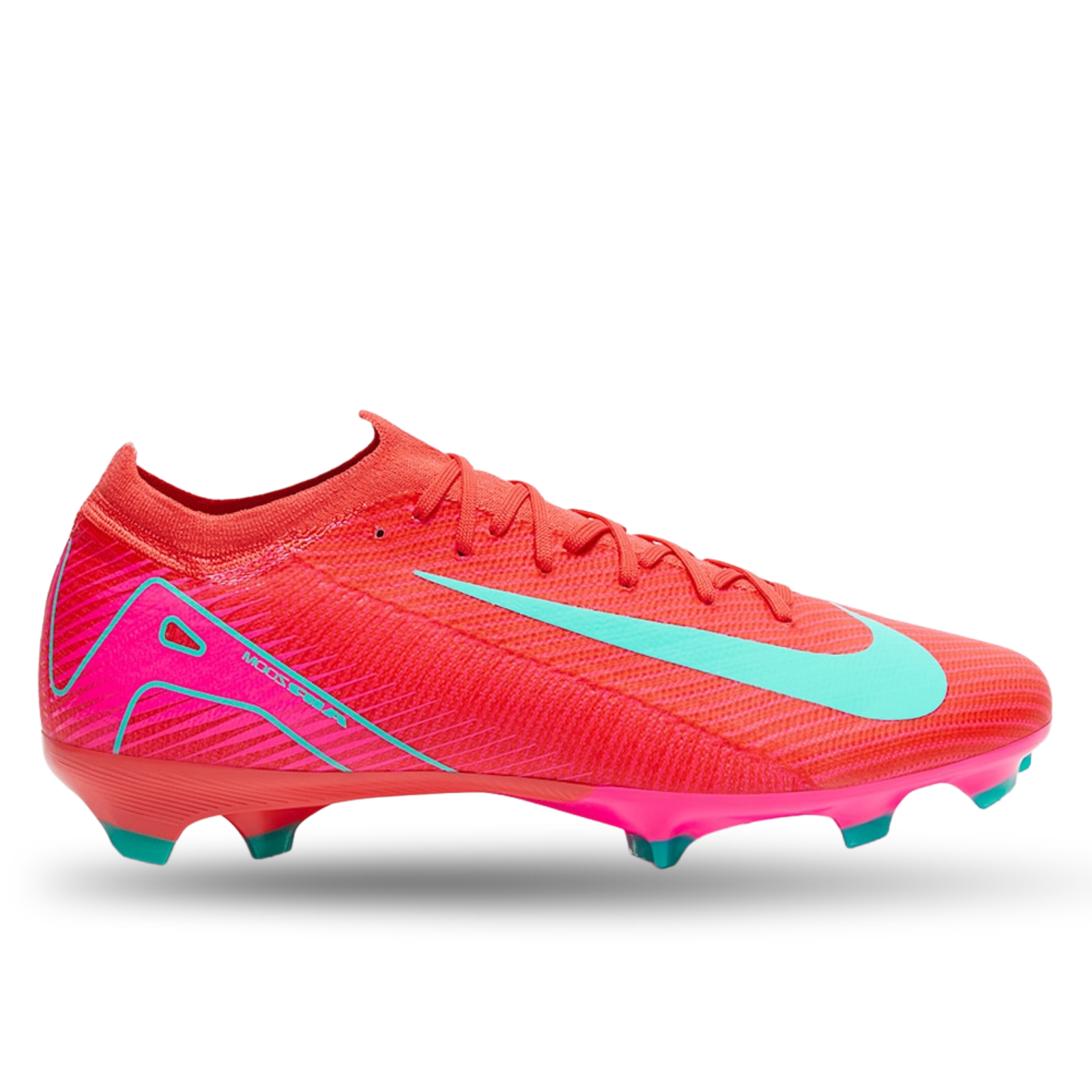Nike Zoom Vapor 16 Pro FG Soccer Cleats (Ember Glow/Aurora Green)