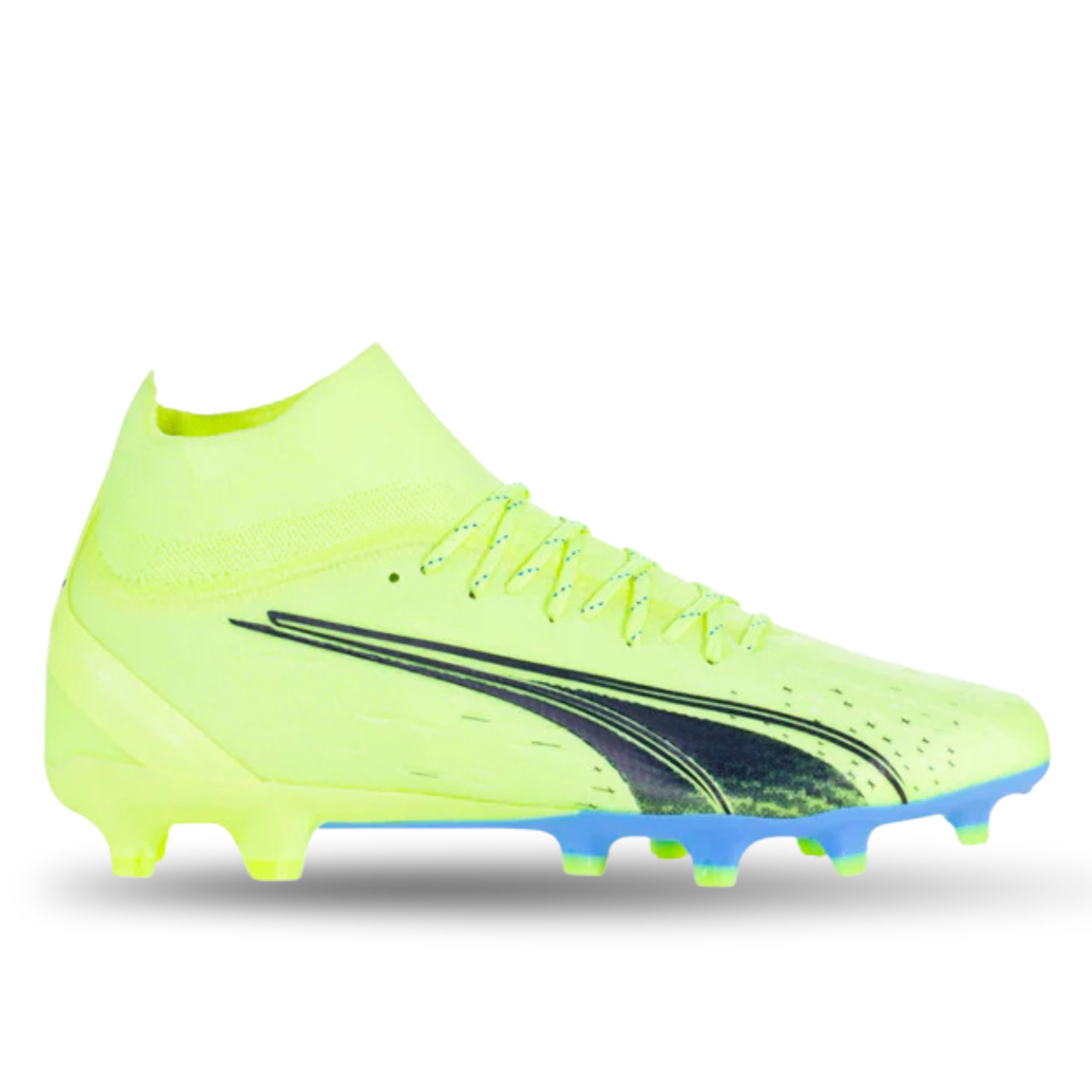 Puma Ultra Pro FG/AG Soccer Cleats (Fizzy Light/Parisian Blue)