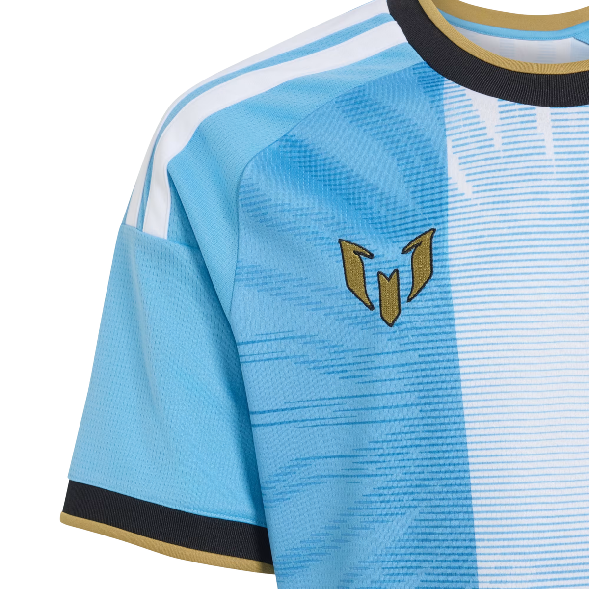 adidas Youth Lionel Messi Argentina Anniversary 2026 Home Soccer Jersey (Blue/White)