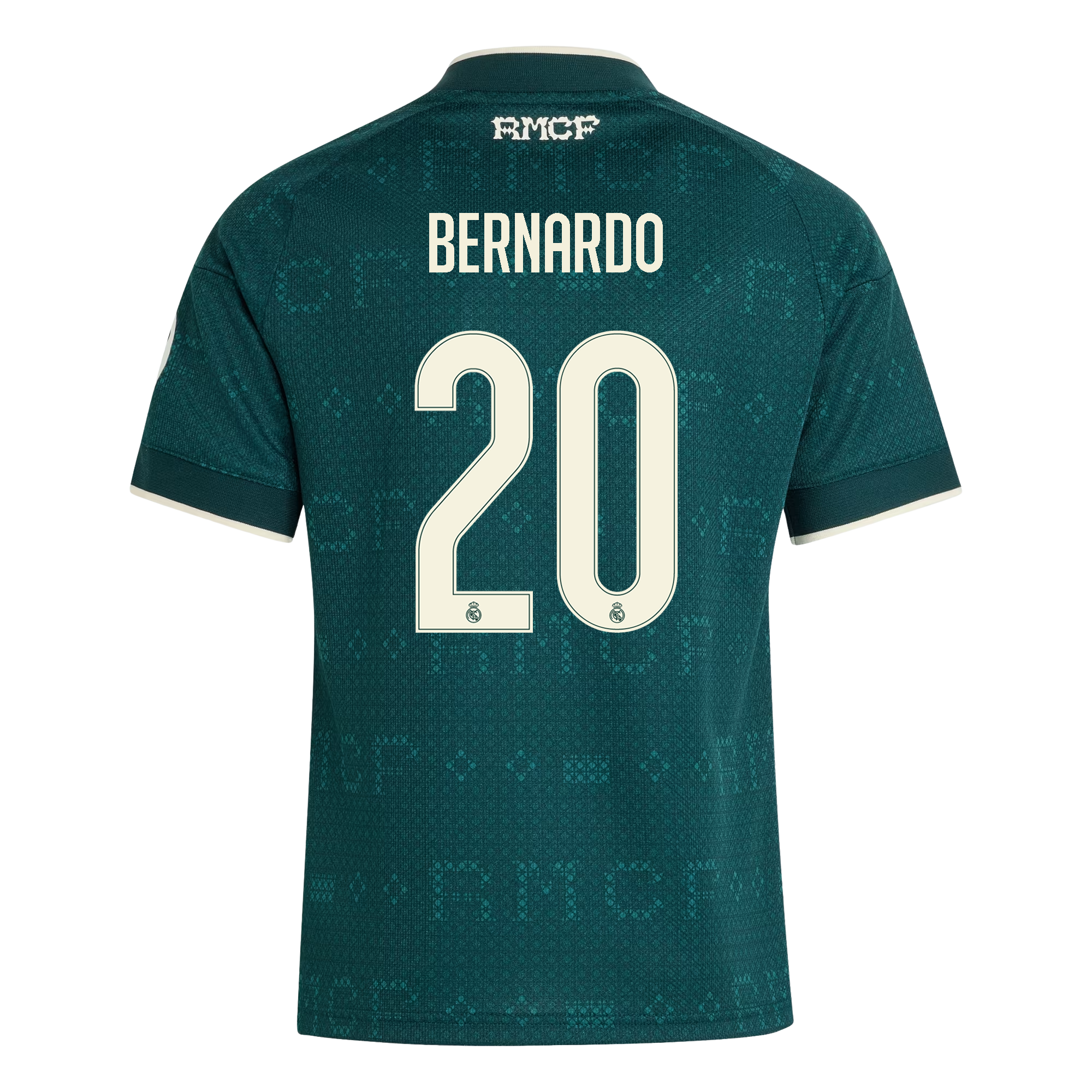 adidas Youth Real Madrid Bernardo Silva Away Jersey 26/27 (Green)