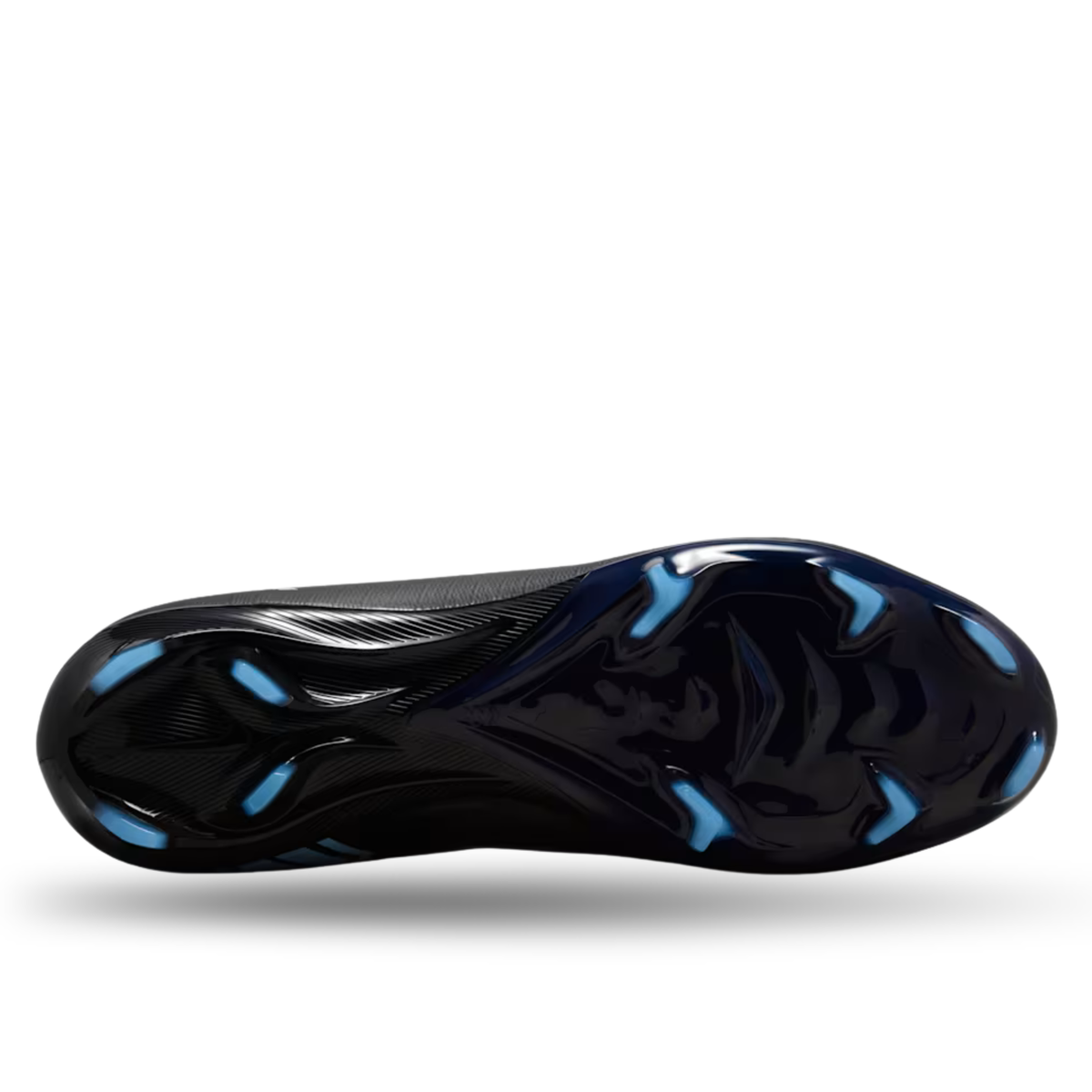 Nike Zoom Mercurial Superfly 10 Pro Firm Ground Soccer Cleats (Black/Ice Blue)