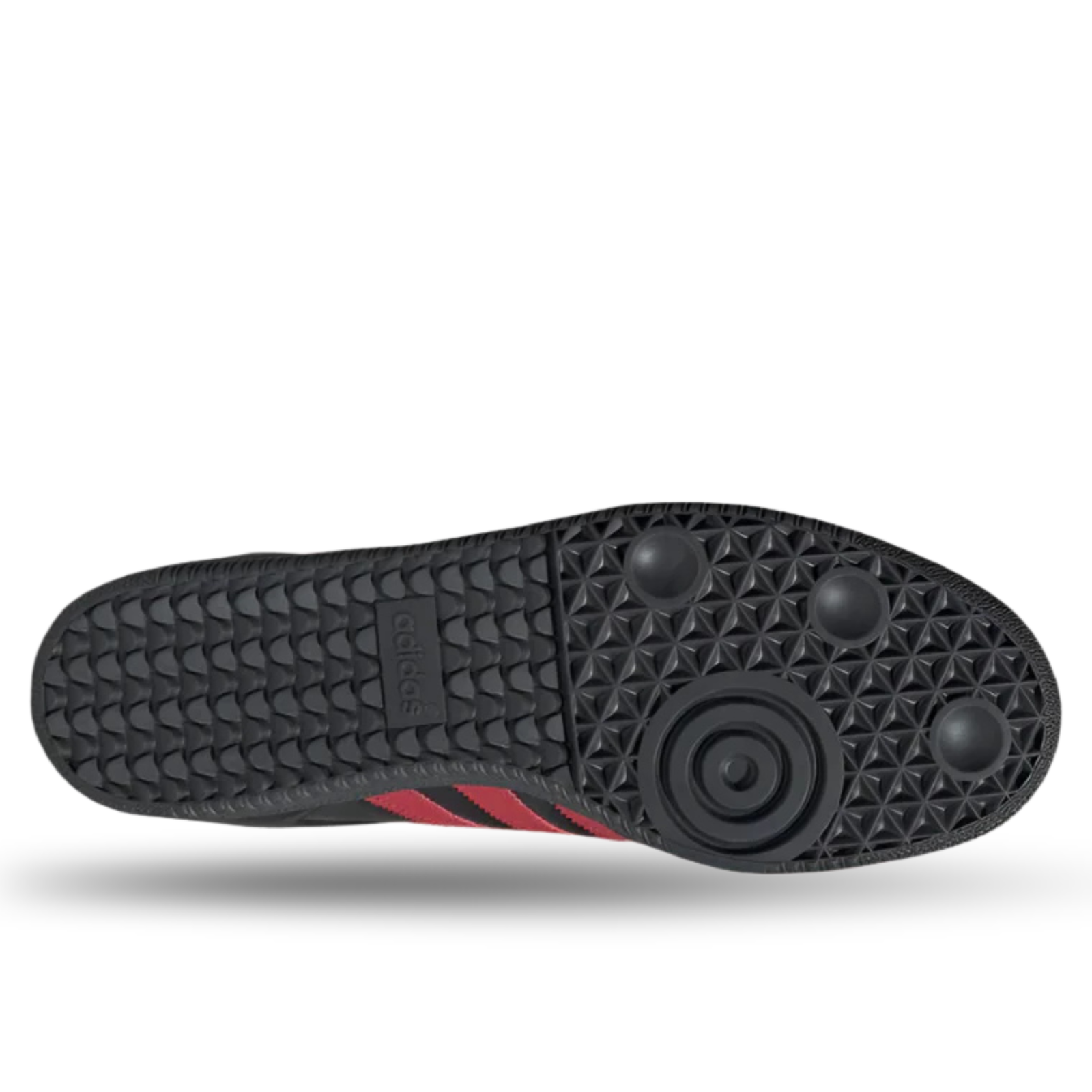 adidas Manchester United Samba Indoor Soccer Shoes (Black/Red)