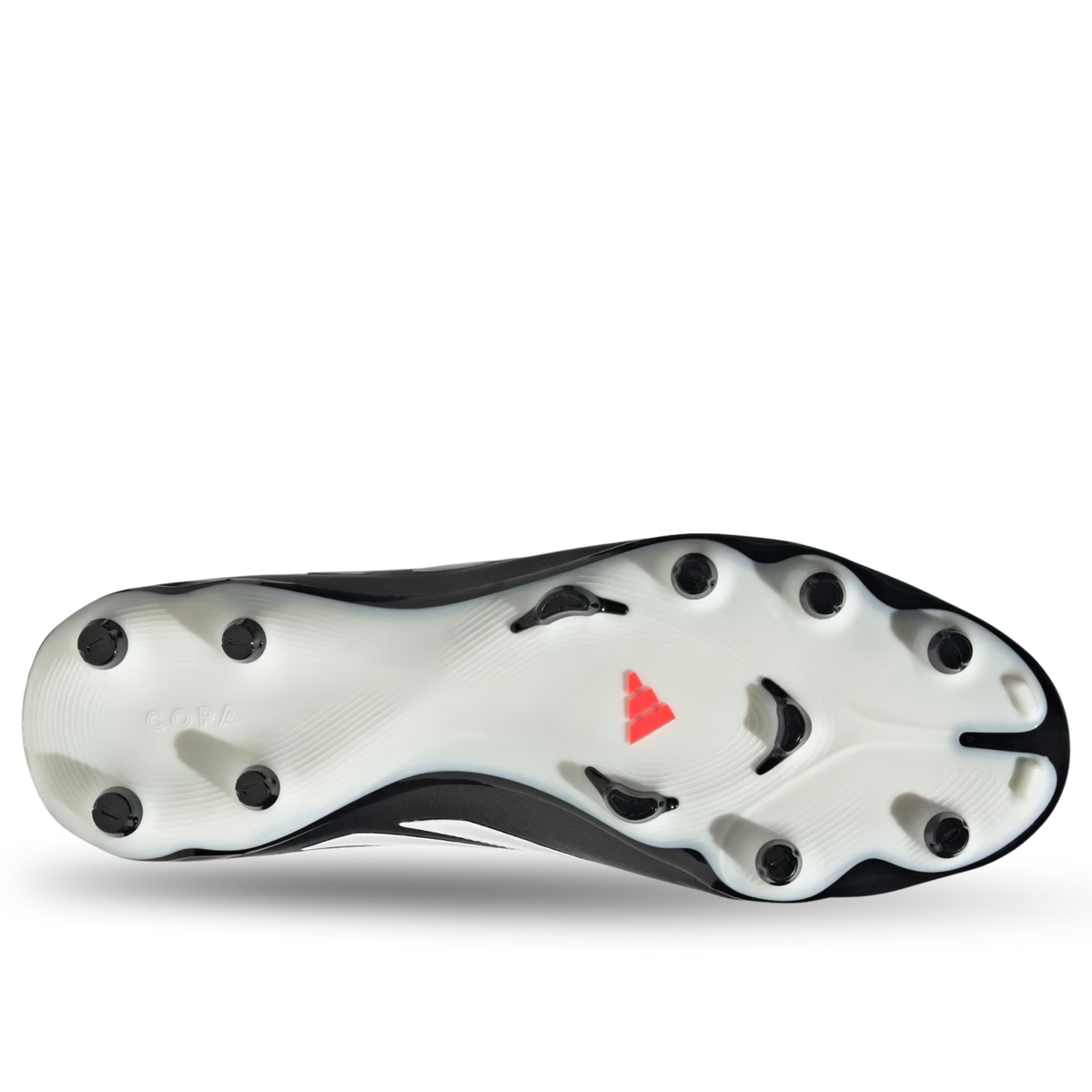 adidas Copa Pure IV League FG Soccer Cleats (Black/White/Lucid Red)