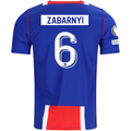 Nike Mens Paris Saint-Germain Illia Zabarnyi Home Jersey w/ Champions League Patches 26/27 (Blue/White/Red)