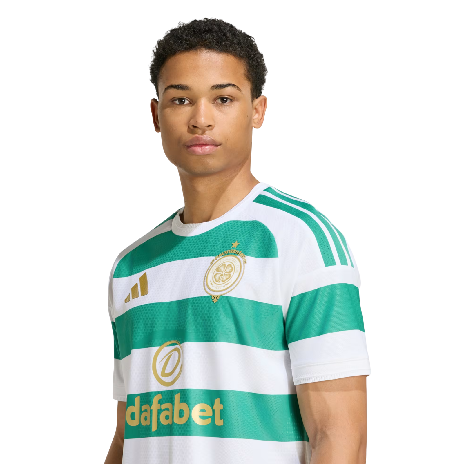 adidas Mens Celtic Authentic Home Jersey 26/27 (Green/White)