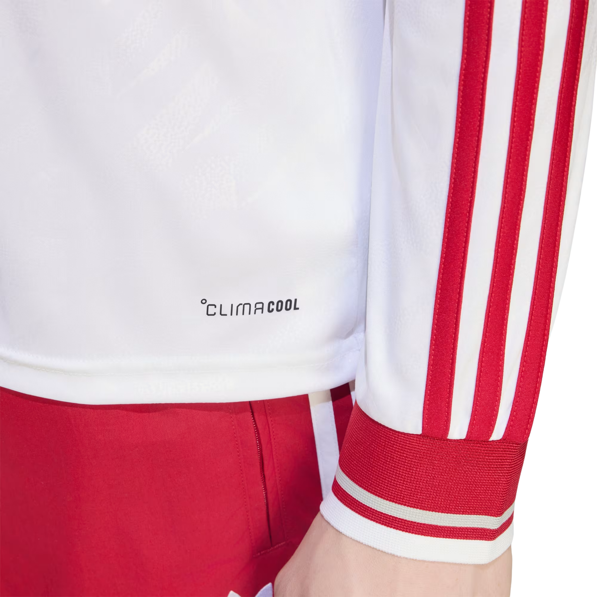 adidas Mens Liverpool Long Sleeve Away Jersey 26/27 (White/Red)