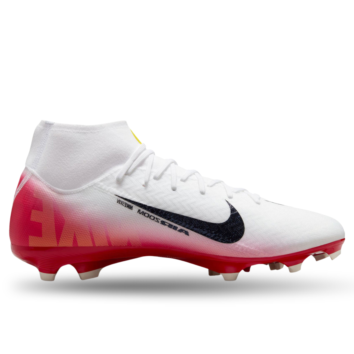 Nike Zoom Superfly 10 Academy LV8 Firm Ground/Multi Ground Soccer Cleats (University Red/Dark Obsidian)