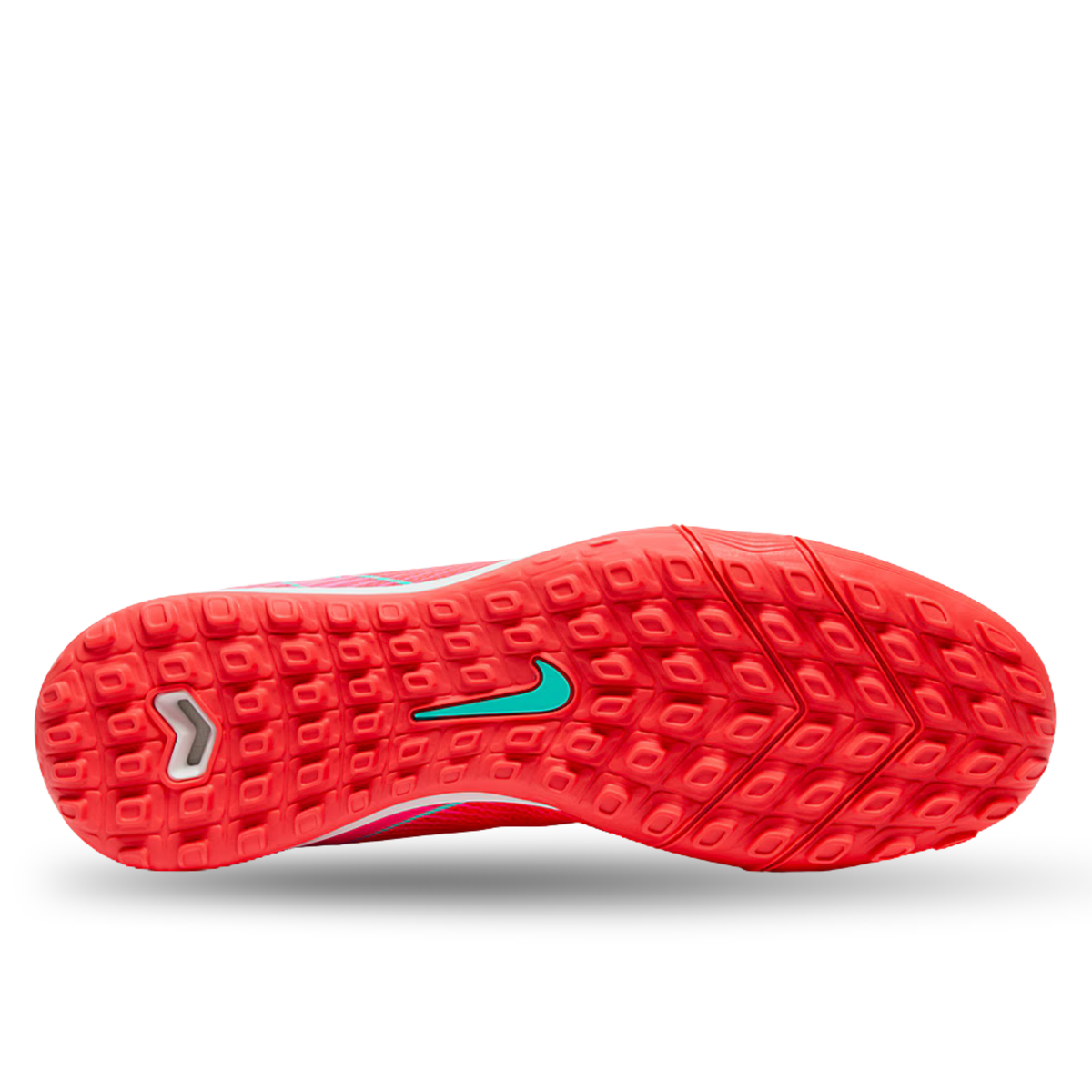 Nike Zoom Vapor 16 Pro Turf Soccer Cleats (Ember Glow/Aurora Green)