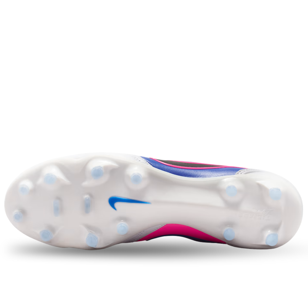 Nike Tiempo Ligera Pro Soccer Cleats (White/Black/Racer Blue)