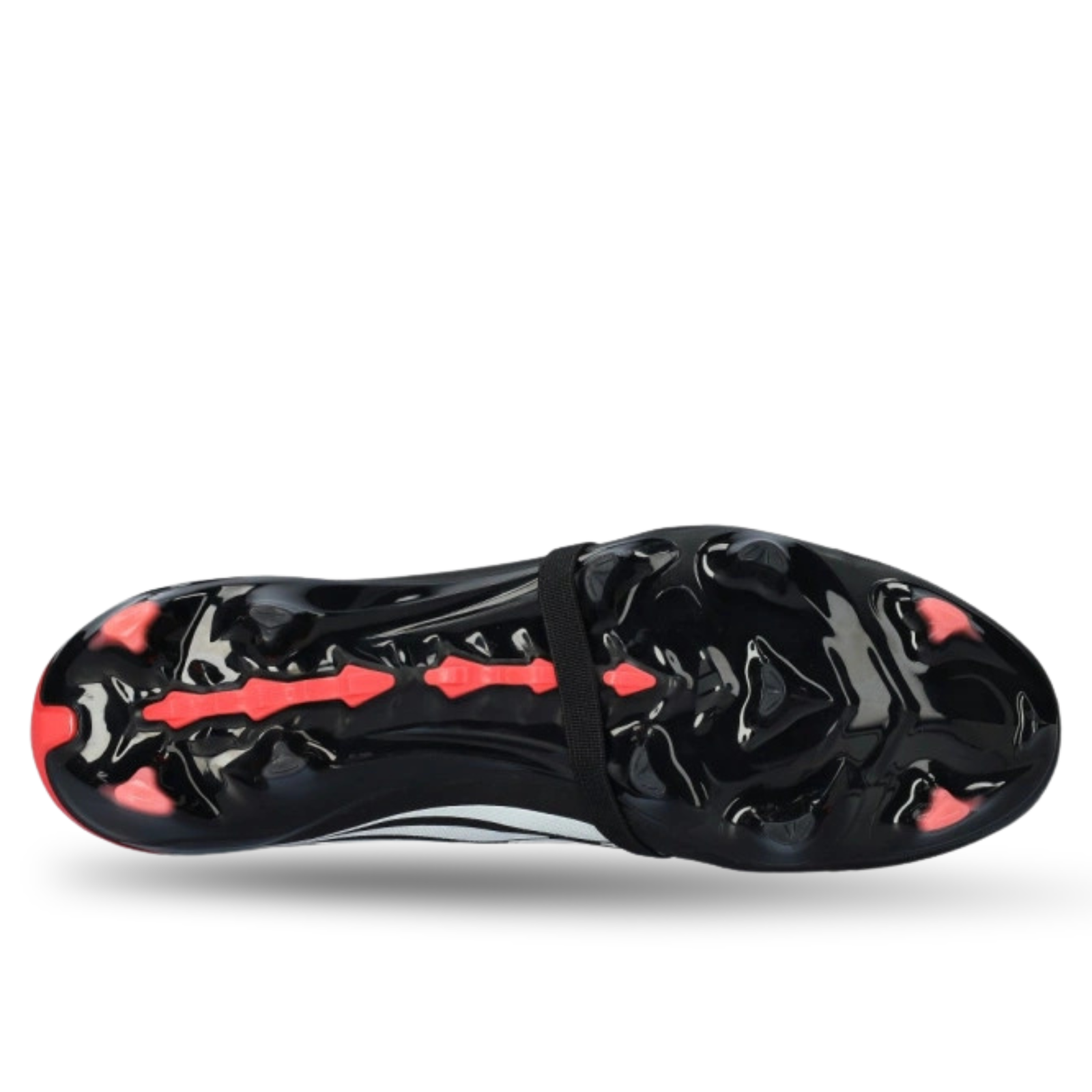 adidas Predator Pro FT Firm Ground Soccer Cleats (Black/White/Lucid Red)