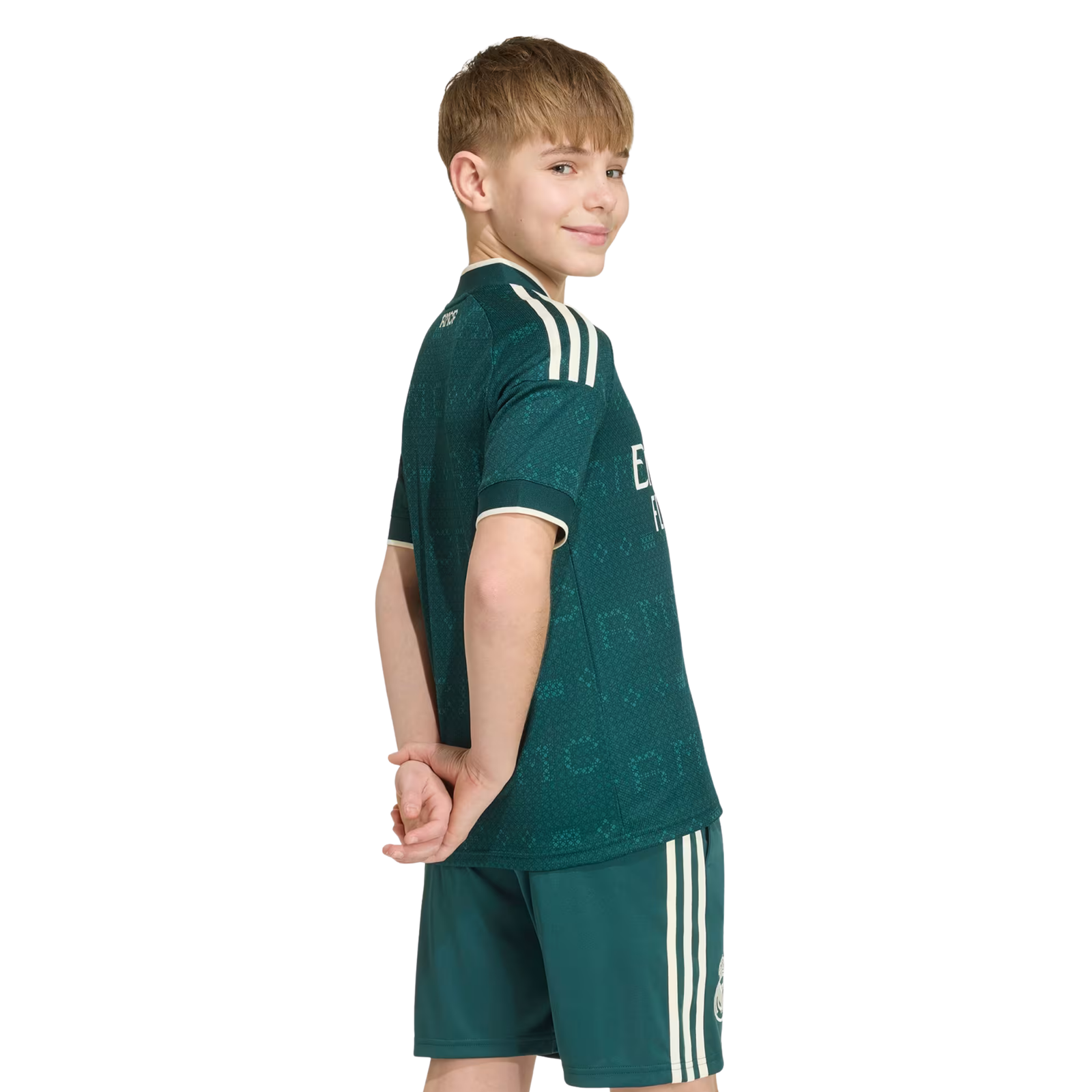 adidas Youth Real Madrid Away Jersey 26/27 (Green)