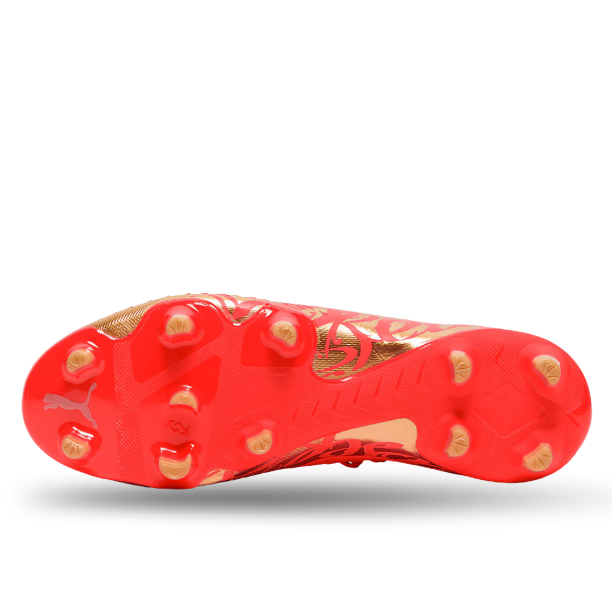 Botas de fútbol Puma Future Z 2.4 Neymar Jr FG/AG (Coral ardiente/Oro)