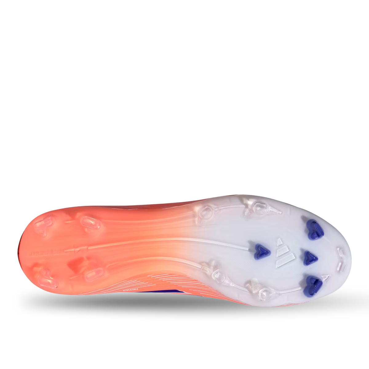 adidas F50 League Laceless FG/MG Soccer Cleats (Orange/Lucid Blue/White)