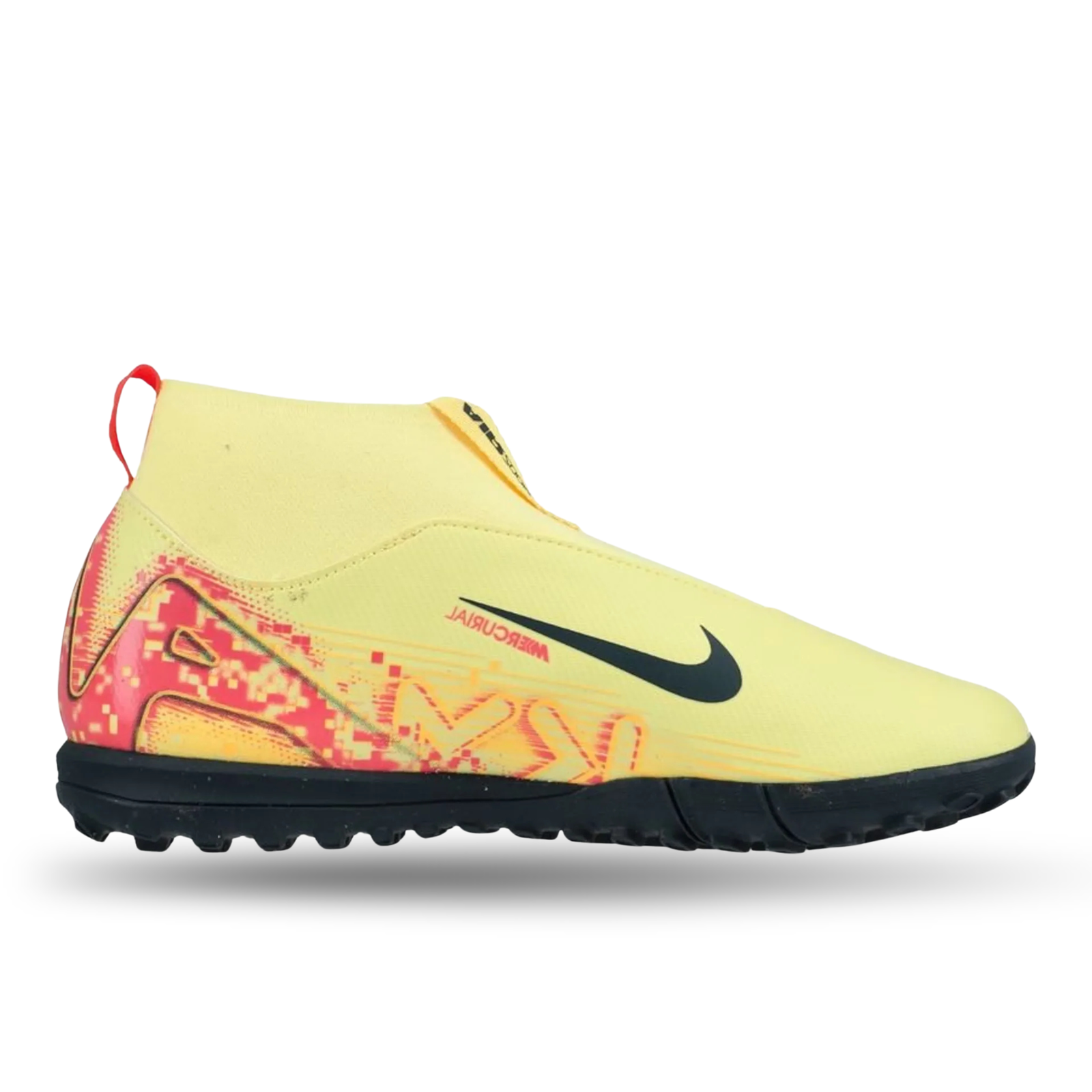 Nike Youth Jr. Zoom Superfly 10 Academy KM Turf Soccer Shoes (Light Laser Orange/Armory Navy)