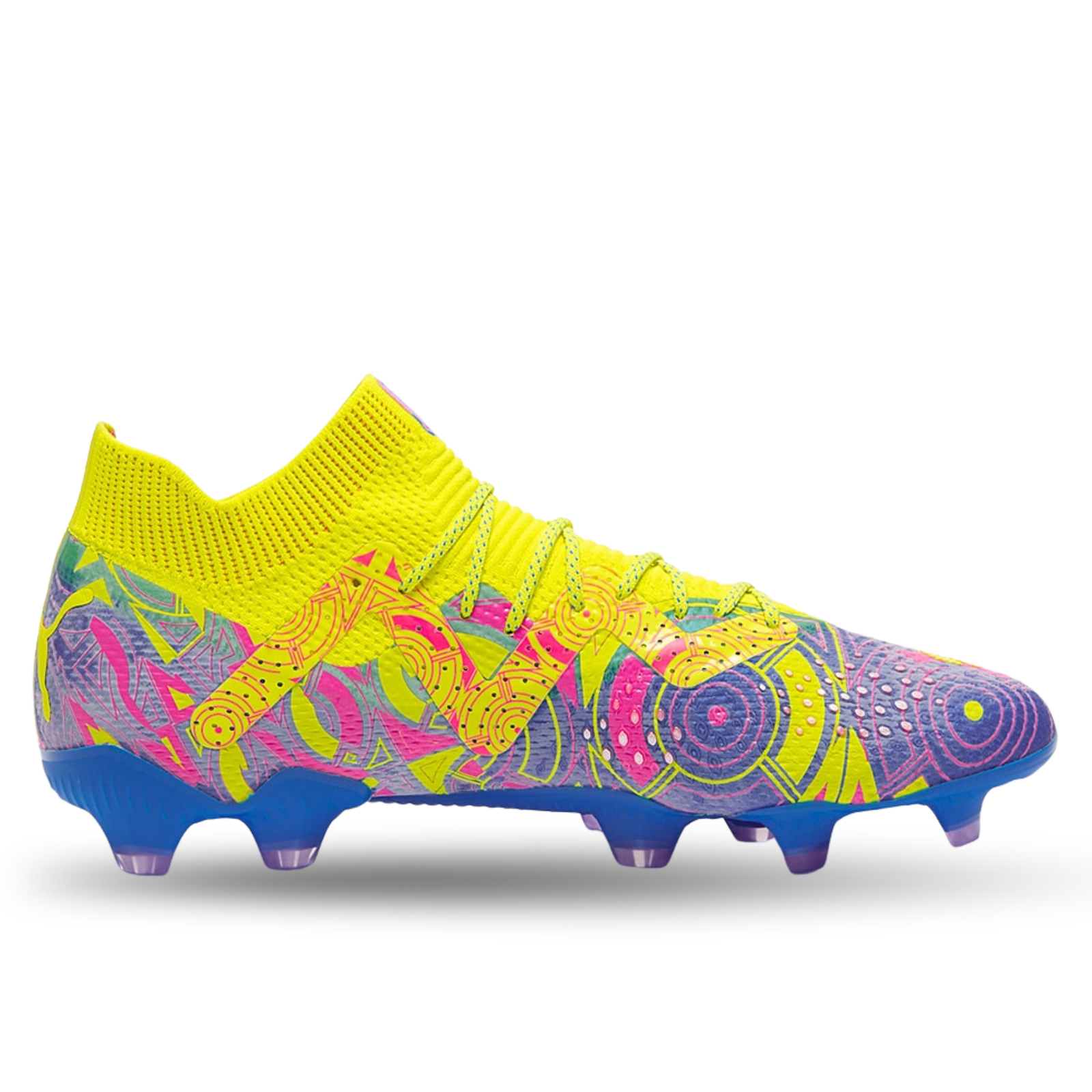 Puma Future Ultimate Energy FG/AG Soccer Cleats (Ultra Blue/Yellow Alert)