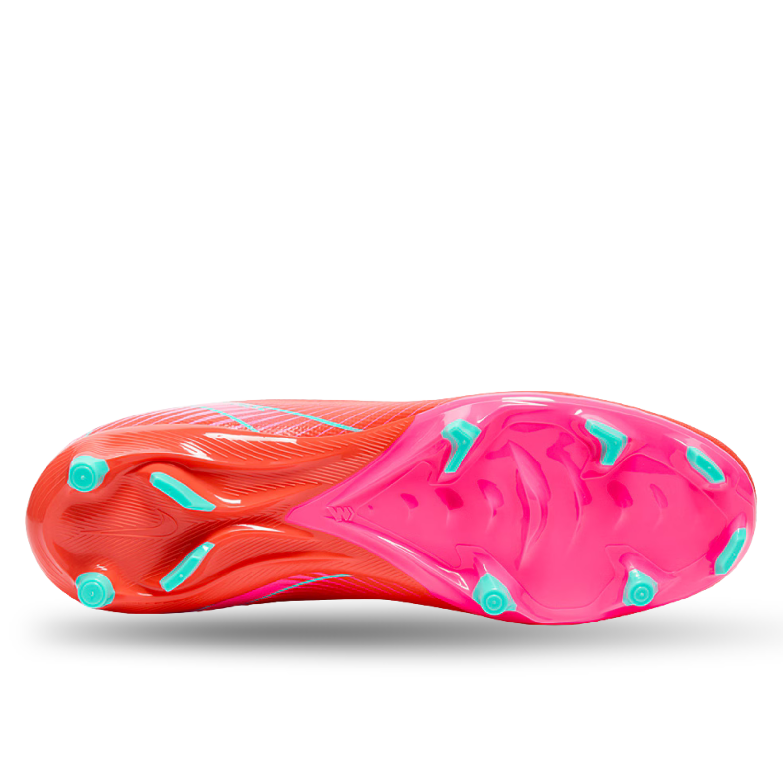 Nike Zoom Superfly 10 Academy FG/MG Soccer Cleats (Ember Glow/Aurora Green)