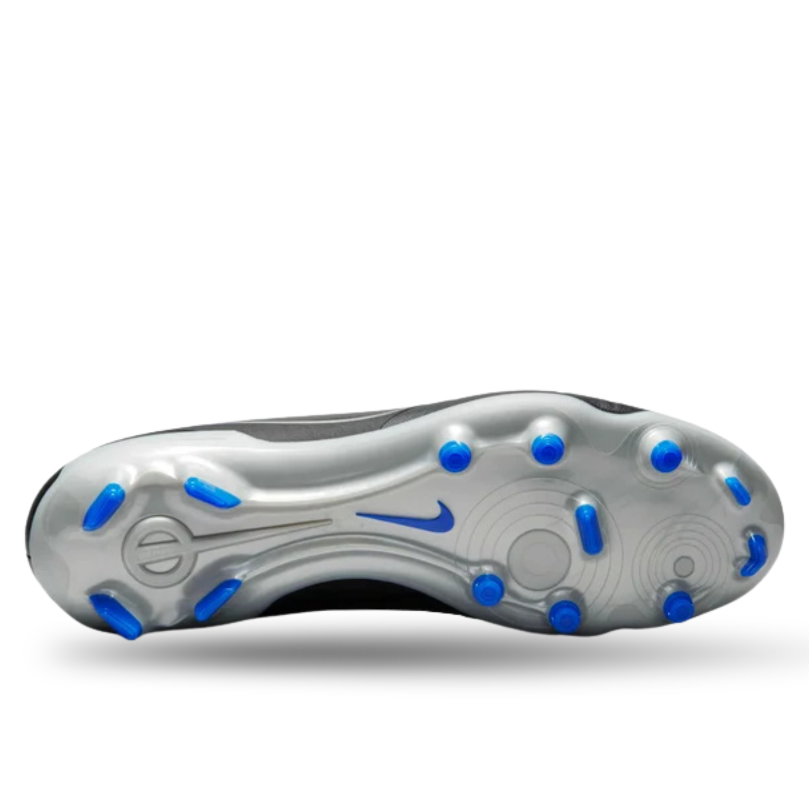 Nike Legend 10 Academy FG/MG Soccer Cleats (Black/Chrome-Hyper Royal)