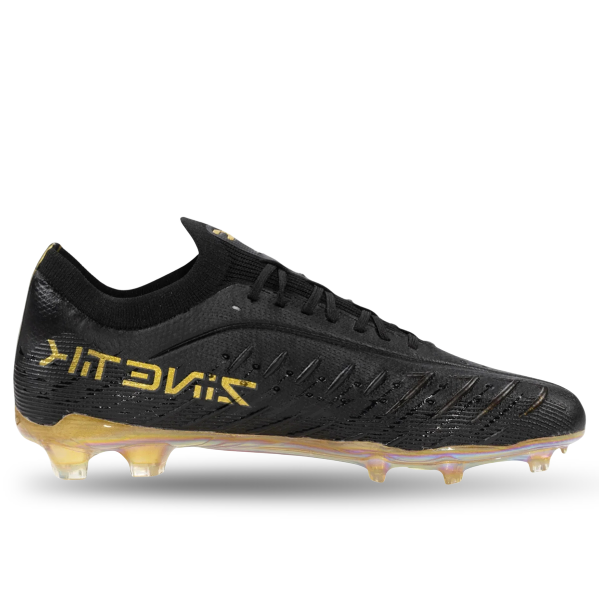 Charly Zinetik PFX Firm Ground Soccer Cleats (Black/Gold)