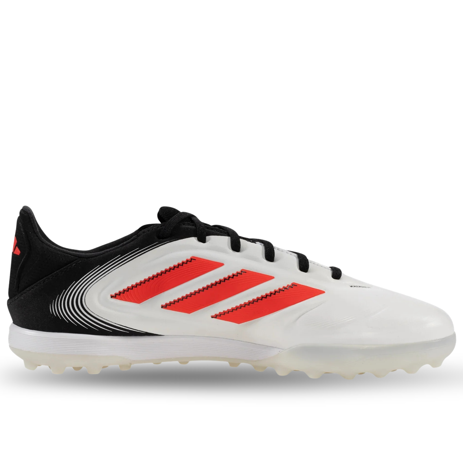 adidas Copa Pure III Pro Turf Soccer Shoes (White/Lucid Red/Black)