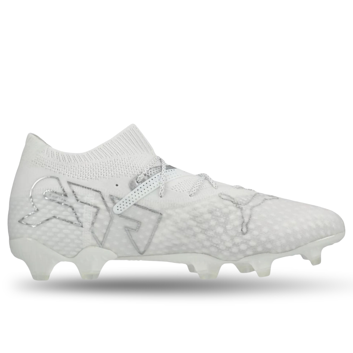 Puma Future 7 Ultimate FG/AG Soccer Cleats (Puma Silver/Puma White)