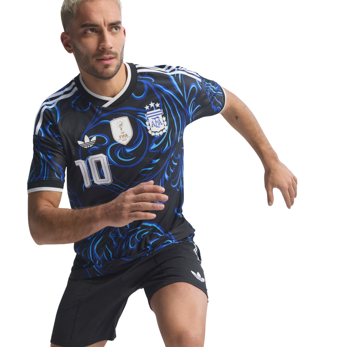 adidas Mens Argentina Messi Authentic Away Jersey 26/27 (Blue)