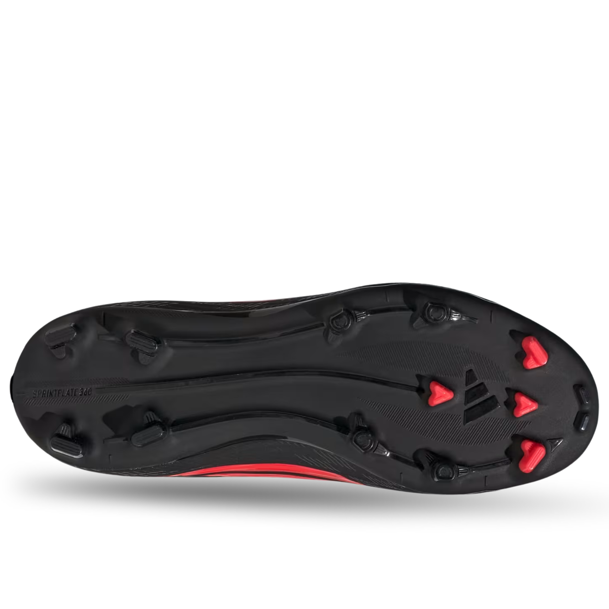 adidas Jr. F50 League FG/MG Soccer Cleats (Black/Lucid Red)