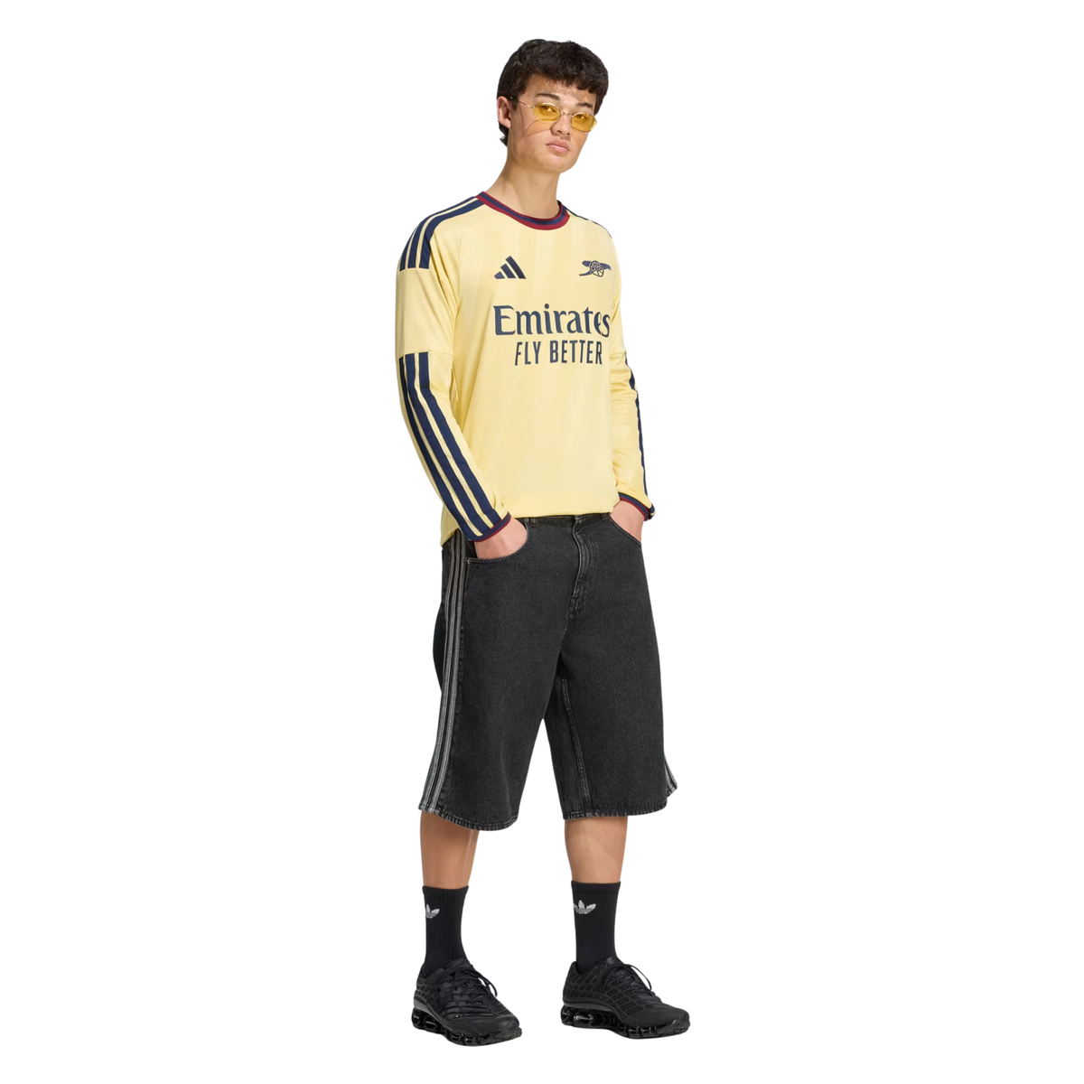 adidas Mens Arsenal Long Sleeve Third Jersey 26/27 (Yellow)
