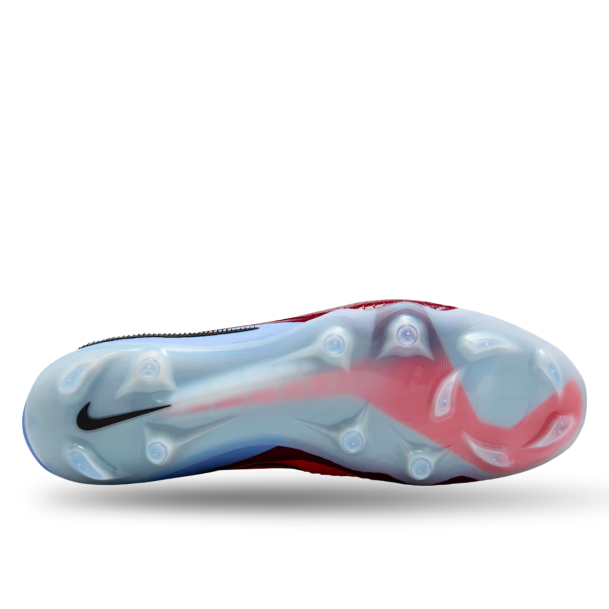 Nike Phantom 6 High Elite Firm Ground Soccer Cleats (Royal Tint/Bright Crimson)