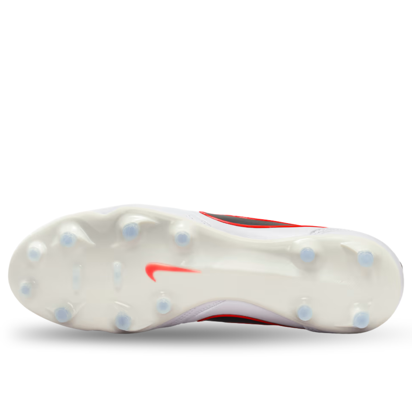 Nike Tiempo Ligera Pro FG Soccer Cleats (White/Black/Bright Crimson)