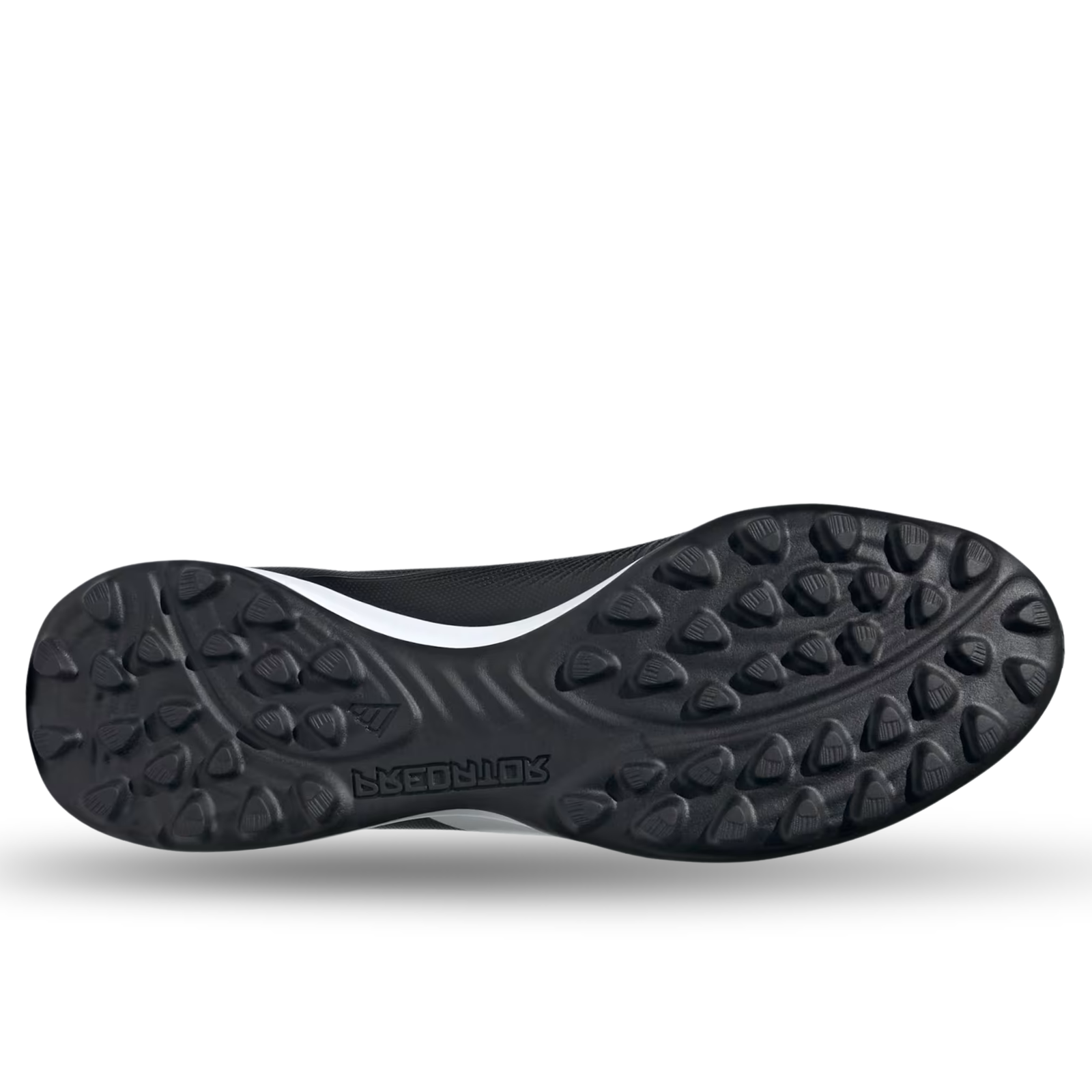 adidas Predator League Laceless TF Turf Soccer Shoes (Core Black/White/Solar Red)