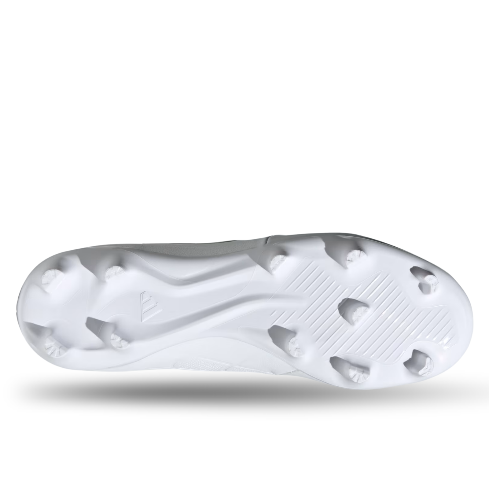 adidas Copa Pure 2 League Firm Ground Soccer Cleats (White/Metallic Silver)