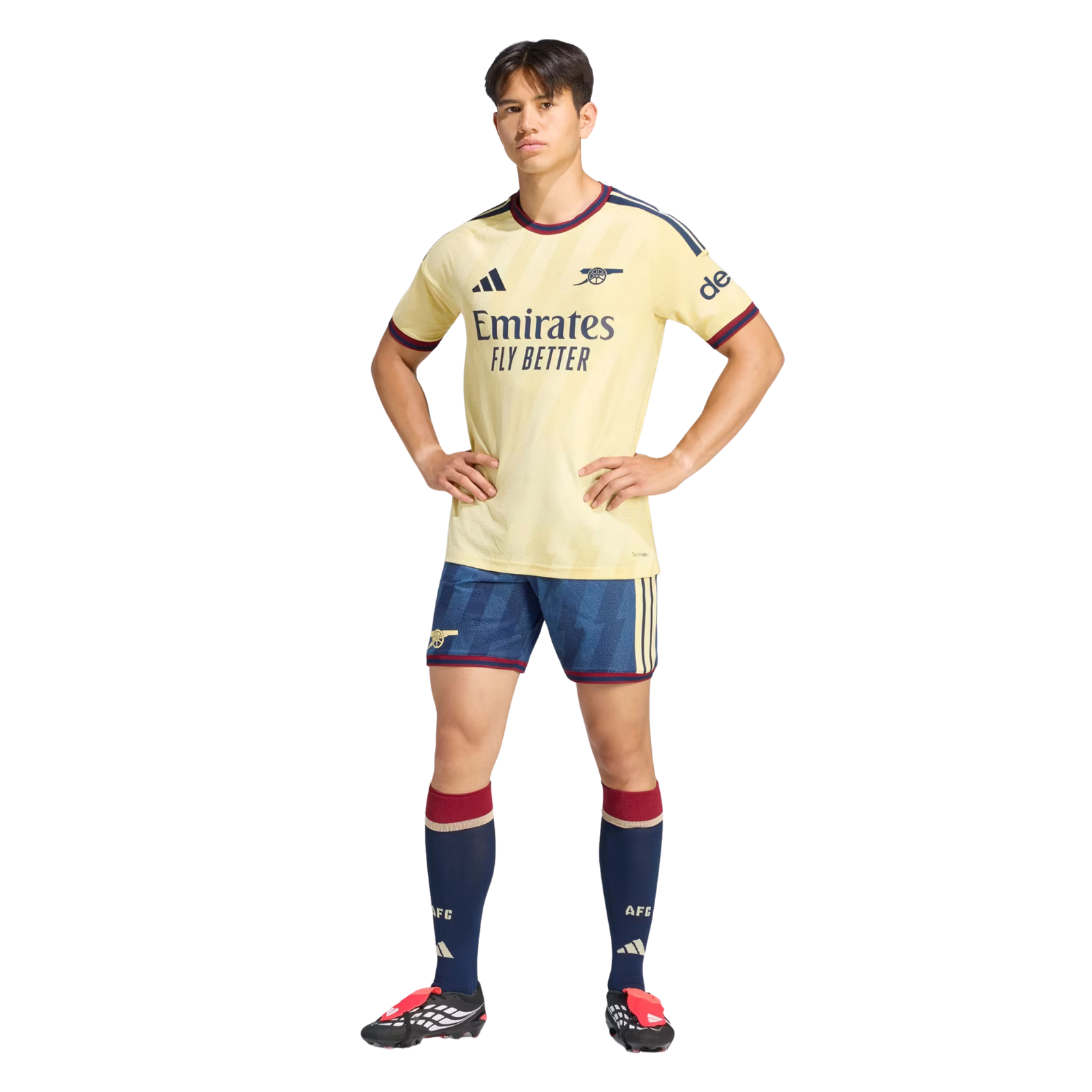 adidas Mens Arsenal Authentic Third Jersey 26/27 (Yellow)