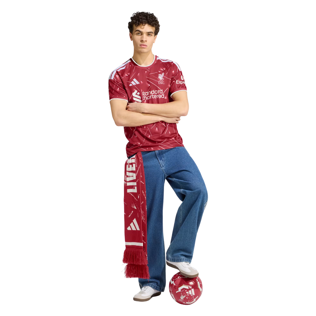 adidas Mens Liverpool Home Jersey 26/27 (Red)