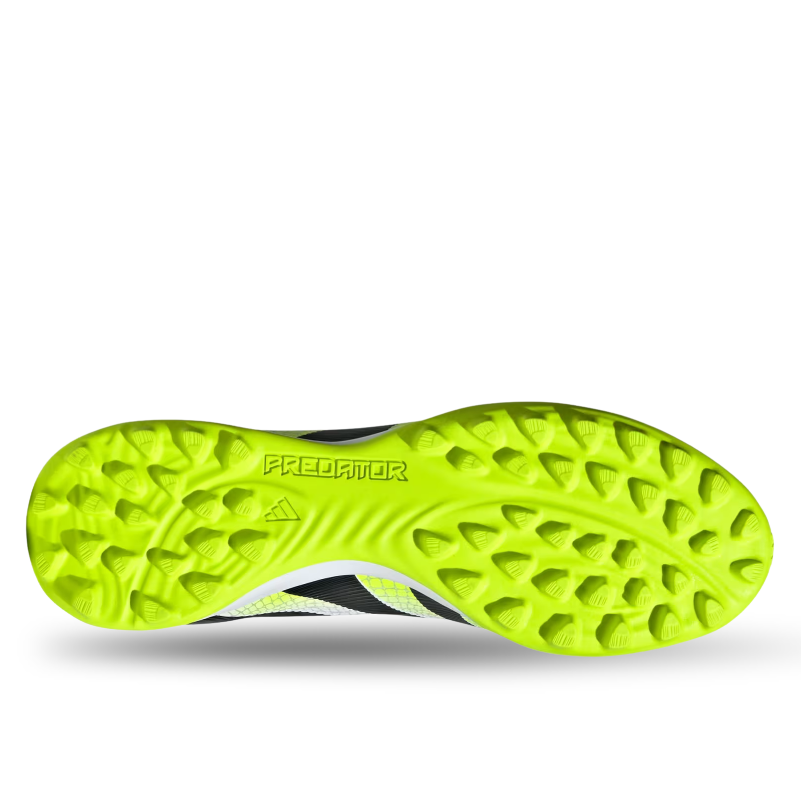 adidas Predator League Turf Soccer Shoes (White/Black/Lucid Lemon)