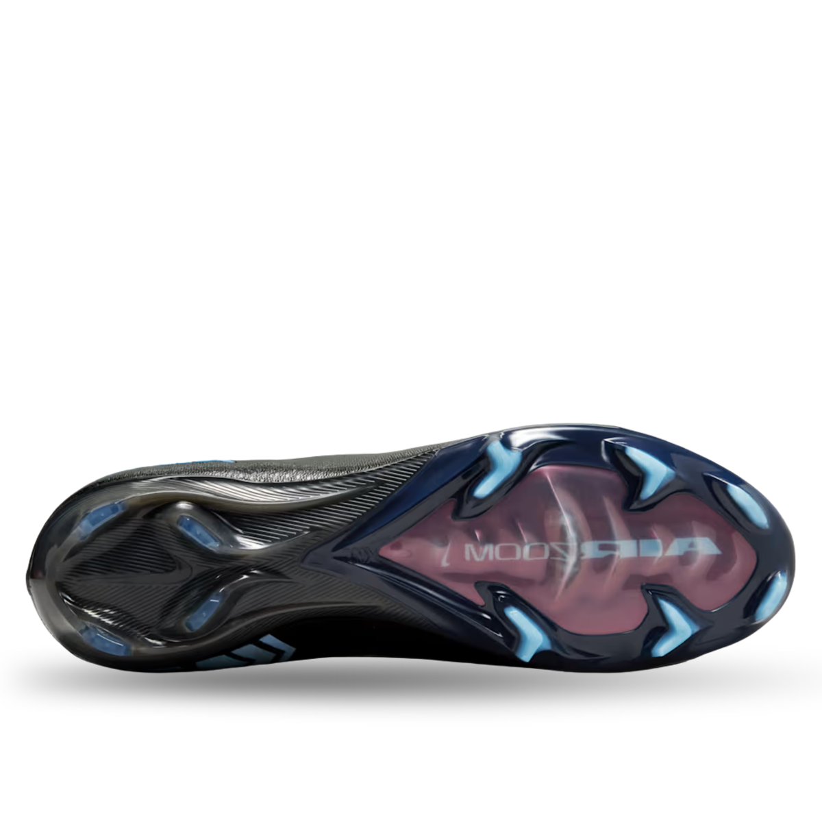 Nike Zoom Mercurial Vapor 16 Elite Firm Ground Soccer Cleats (Black/Ice Blue)