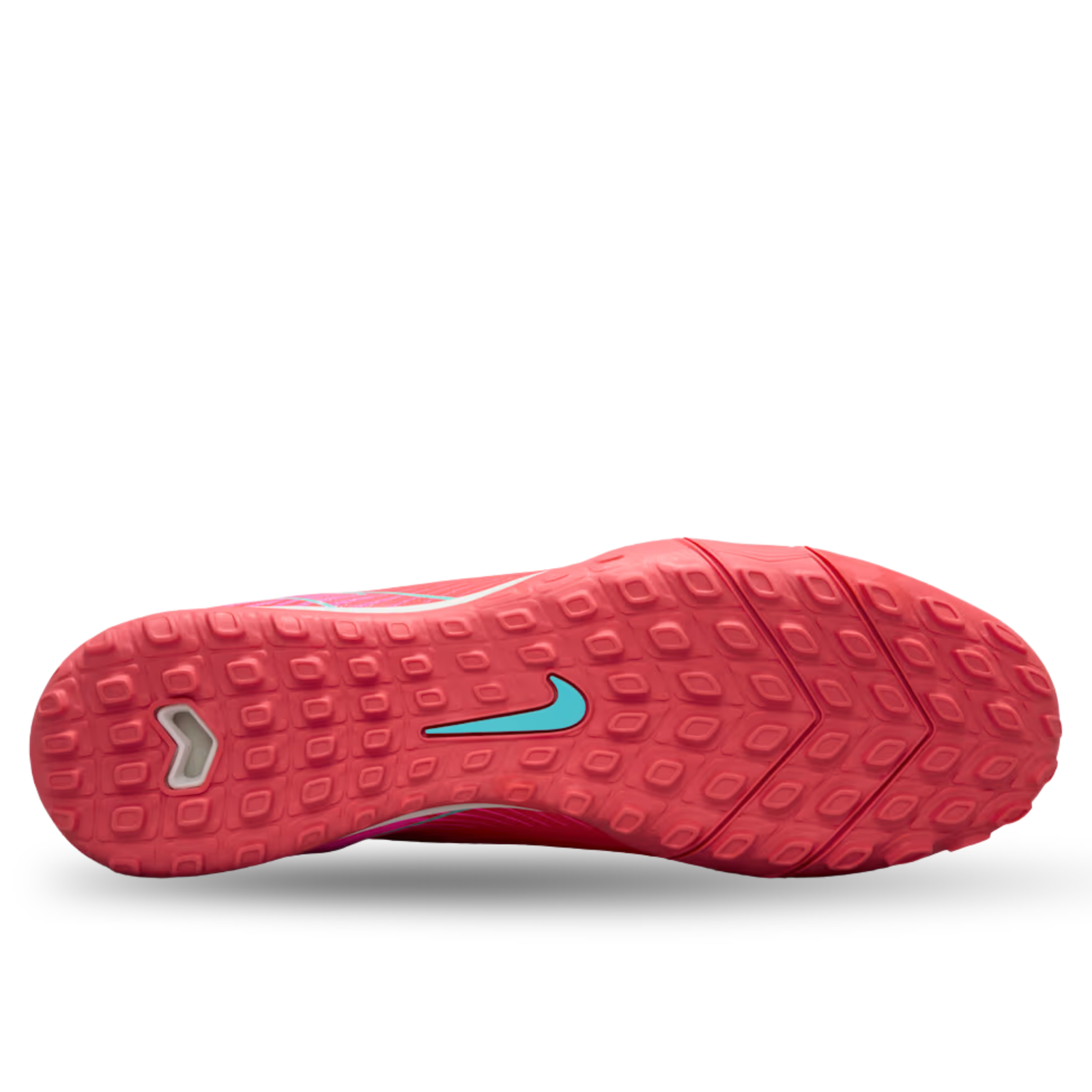 Nike Zoom Superfly 10 Academy Turf Soccer Shoes (Ember Glow/Aurora Green)