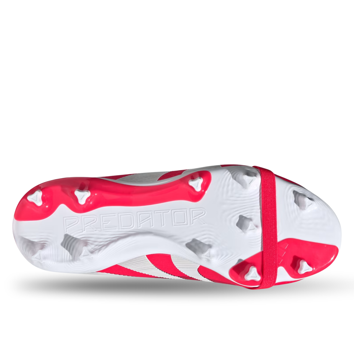 adidas Jr. Predator League FT FG Soccer Cleats (Lucid Red/White/Black)