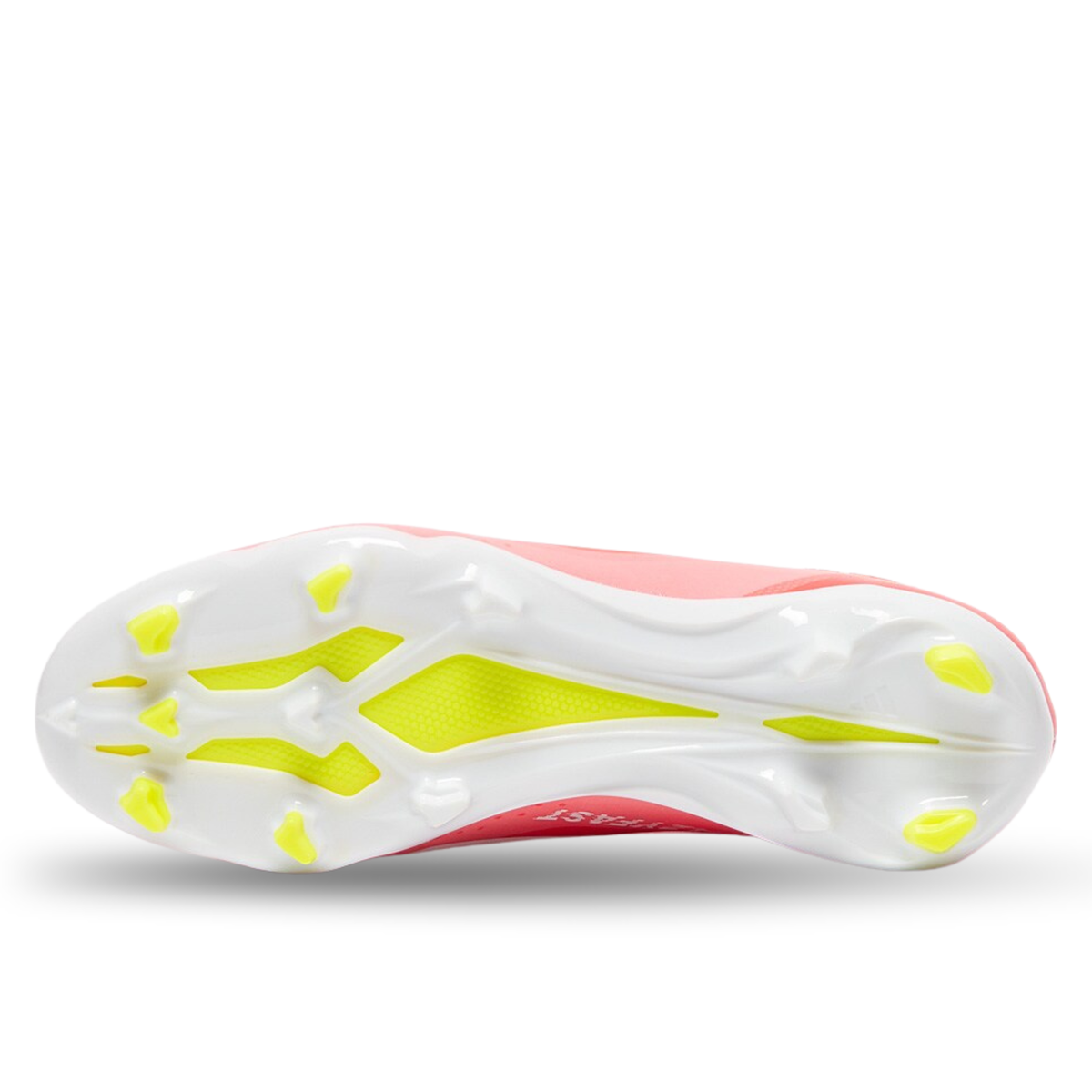 adidas Jr. X Crazyfast League LL FG Soccer Cleats (Solar Red/White/Solar Yellow)