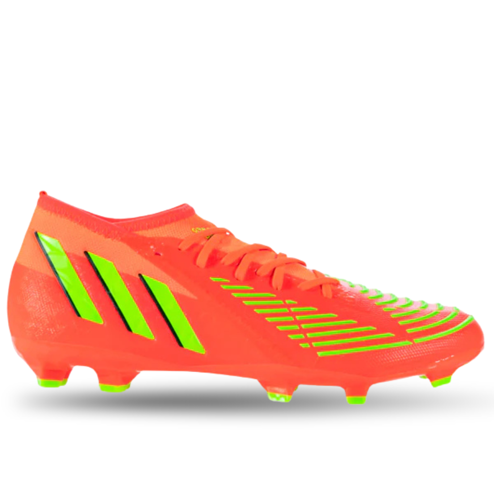 adidas Predator Edge.2 Firm Ground Soccer Cleats (Solar Red/Team Solar Yellow)