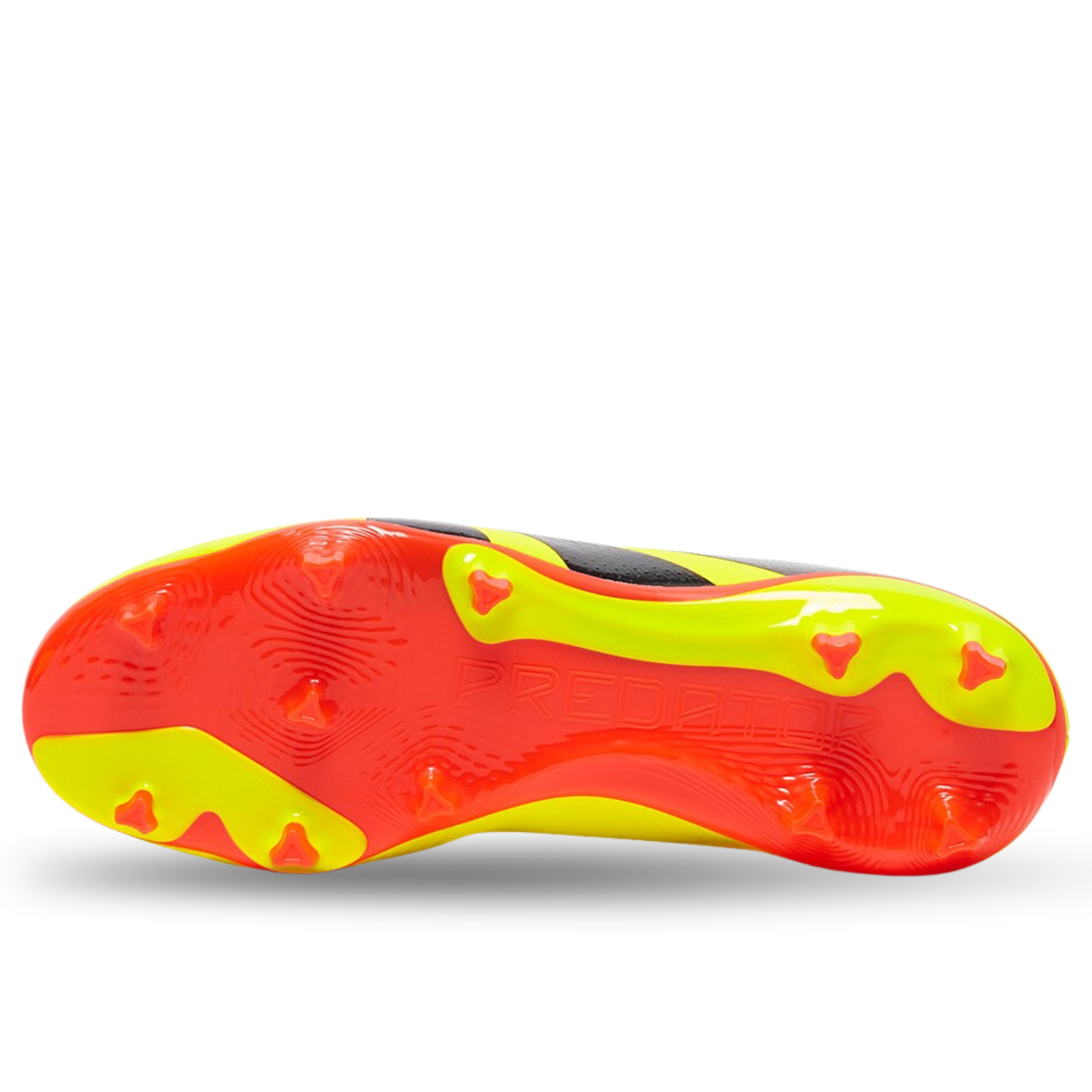 adidas Jr. Predator League LL FG Soccer Cleats (Solar Yellow/Black/Solar Red)