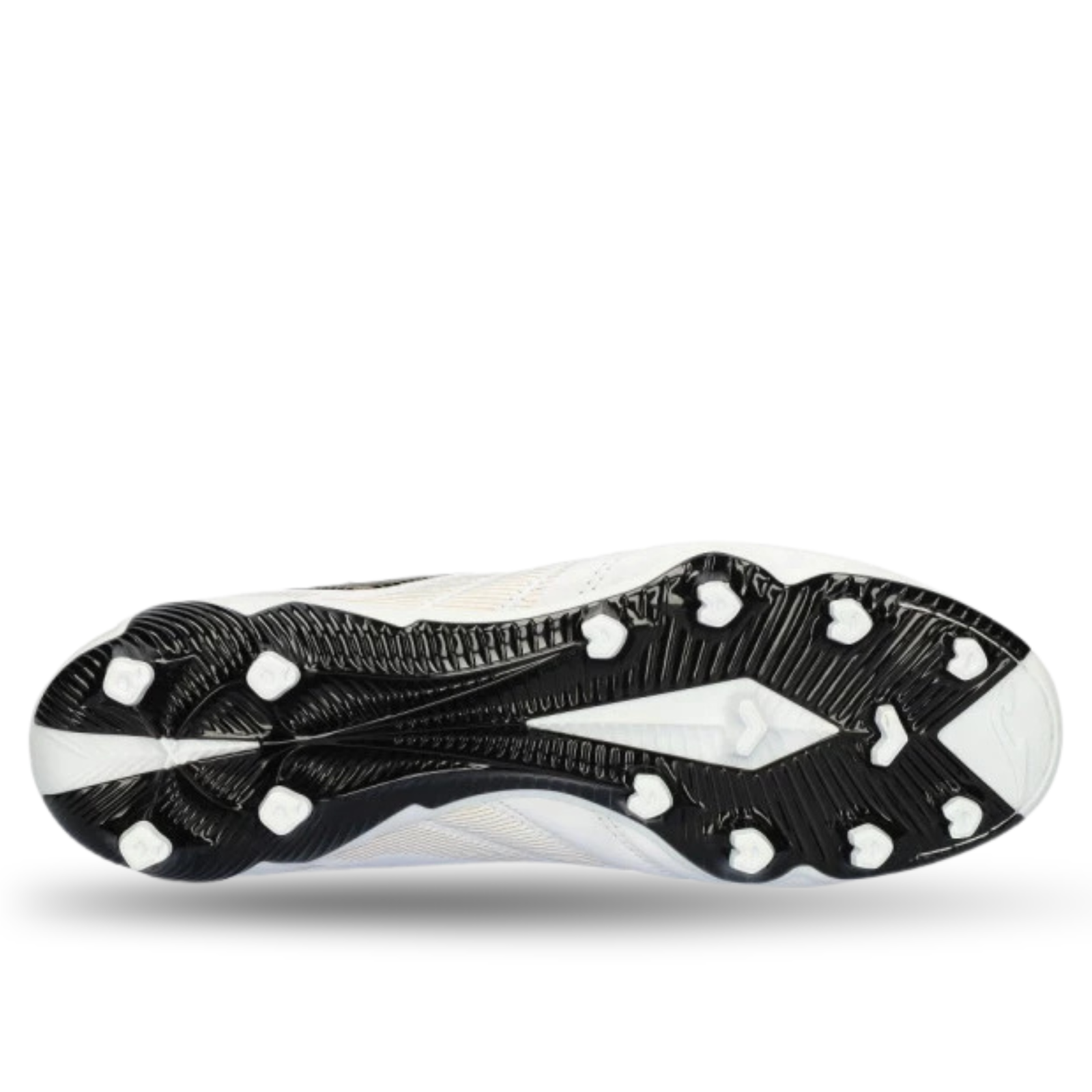 Joma Powerful 2402 Firm Ground Soccer Cleats (White/Gold)