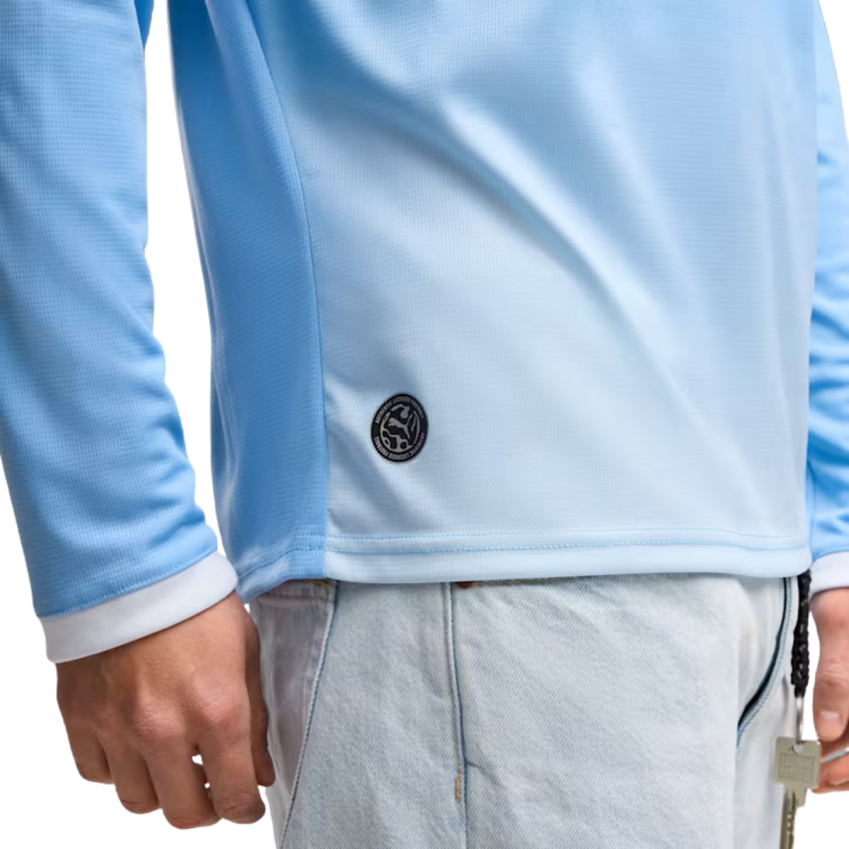 Puma Mens Manchester City Long Sleeve Home Jersey 26/27 (Team Light Blue/Icey Blue)