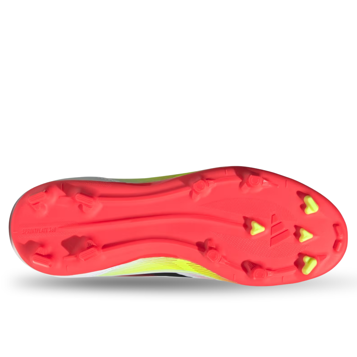 adidas Jr. F50 League FG/MG Soccer Cleats (White/Black/Yellow)